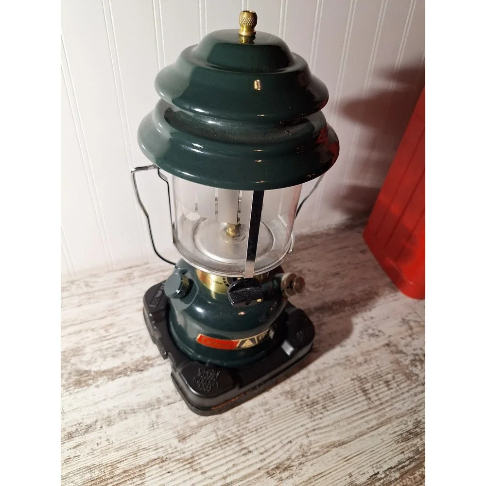 Coleman Lantern 288 with Hard Shell Red/Black With Hard Shell Carry Case CL2 Adj